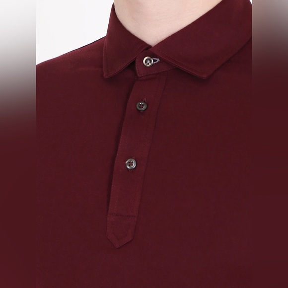 Brunello Cucinelli Long-Sleeve Cotton Polo Shirt 56IT/46US 795 - Picture 11 of 13